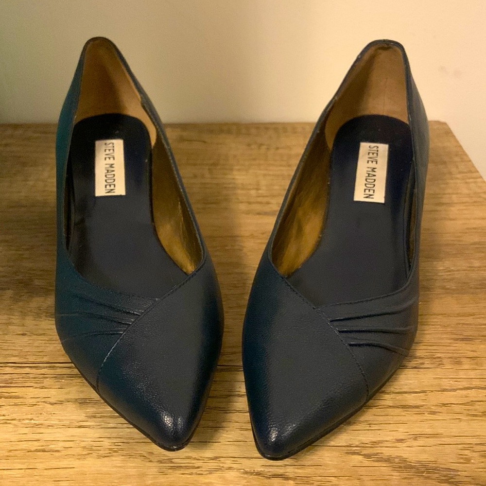 Navy Steve Madden Sirina Kitten Heels BRAND NEW CONDITION